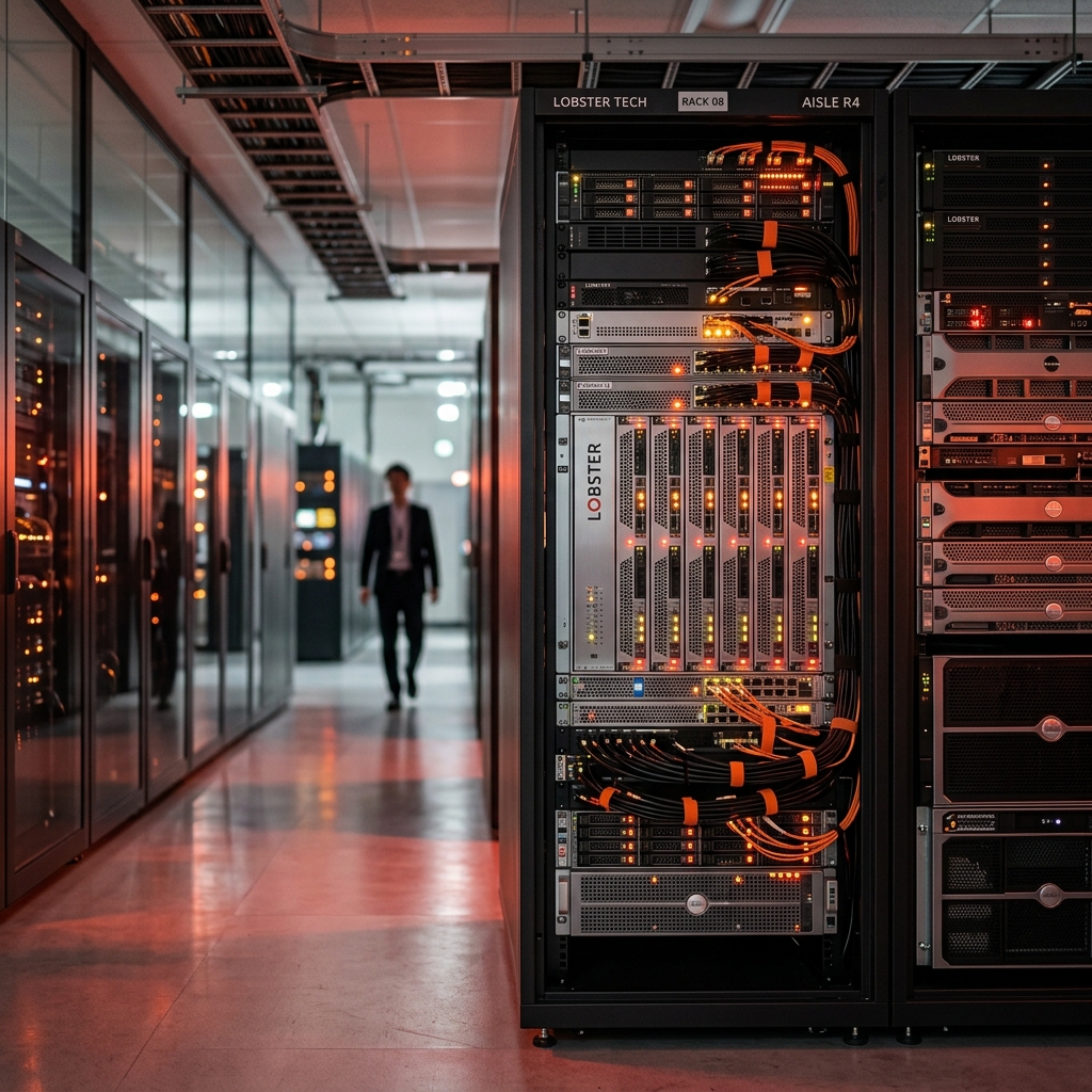 龍蝦伺服器機房